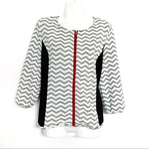 Stitch Fix Pixley Adair Chevron Print Jacket M NWOT